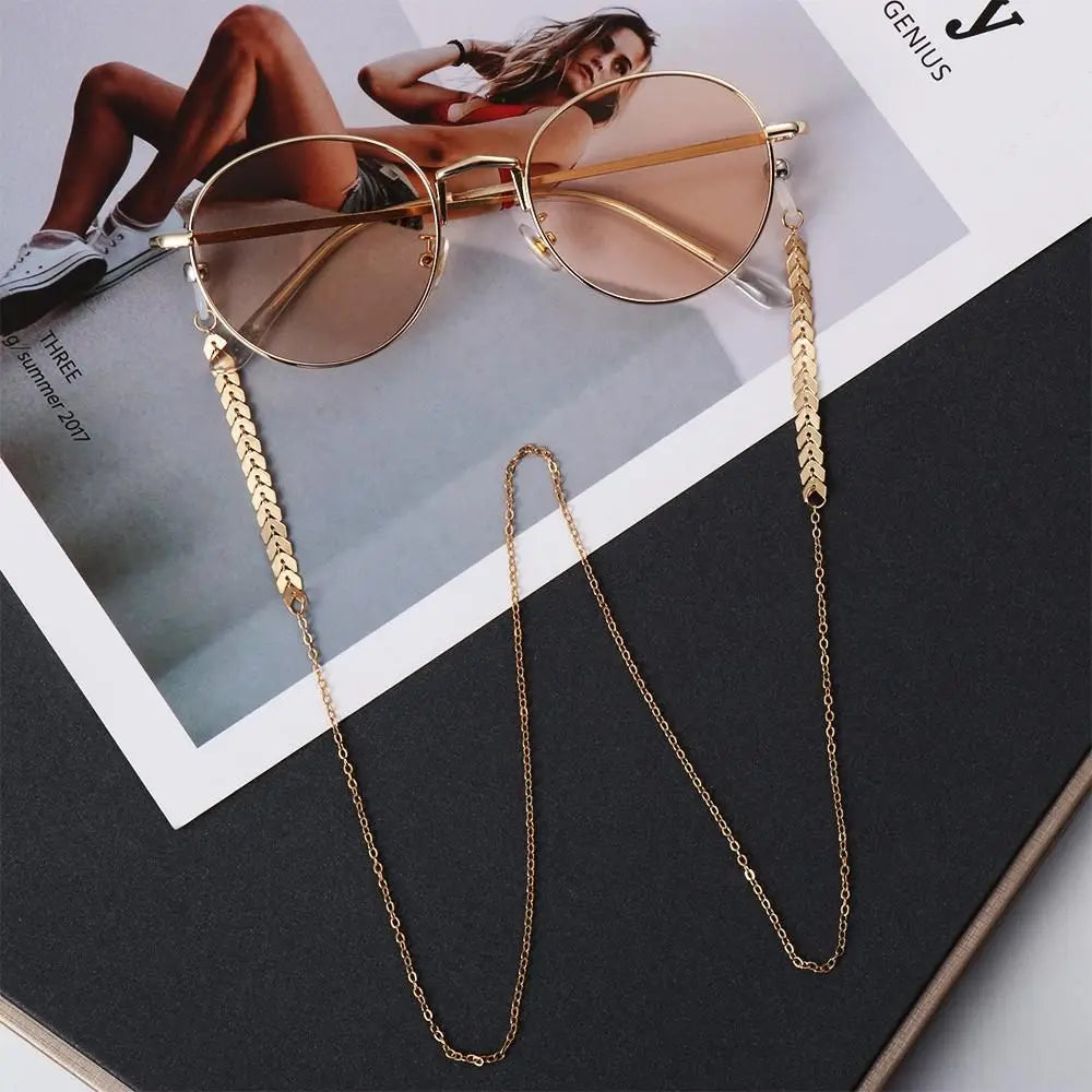 Sunglasses Masking Chains For Women Acrylic Pearl Crystal Eyeglasses Chains Lanyard Glass New Summer Fashion Jewelry Women Gifts
