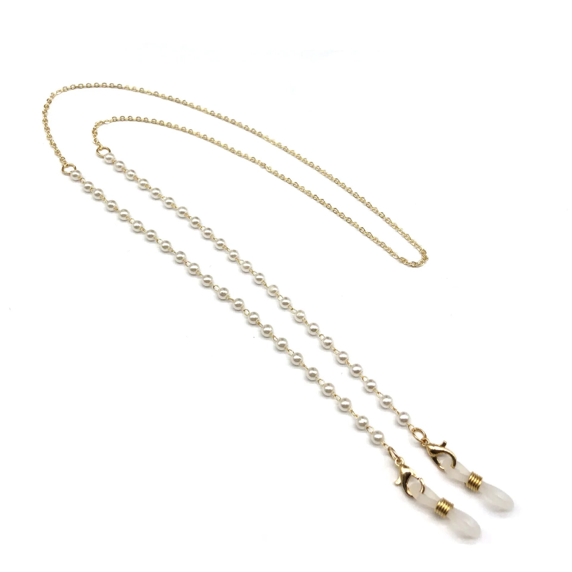 Sunglasses Masking Chains For Women Acrylic Pearl Crystal Eyeglasses Chains Lanyard Glass New Summer Fashion Jewelry Women Gifts