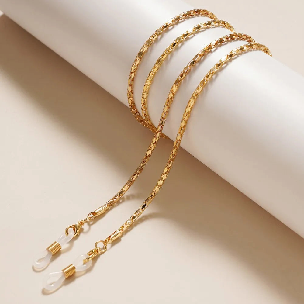 Sunglasses Masking Chains For Women Acrylic Pearl Crystal Eyeglasses Chains Lanyard Glass New Summer Fashion Jewelry Women Gifts