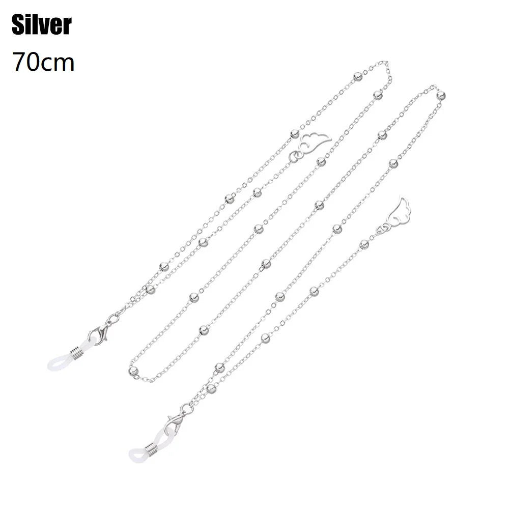 Sunglasses Masking Chains For Women Acrylic Pearl Crystal Eyeglasses Chains Lanyard Glass New Summer Fashion Jewelry Women Gifts