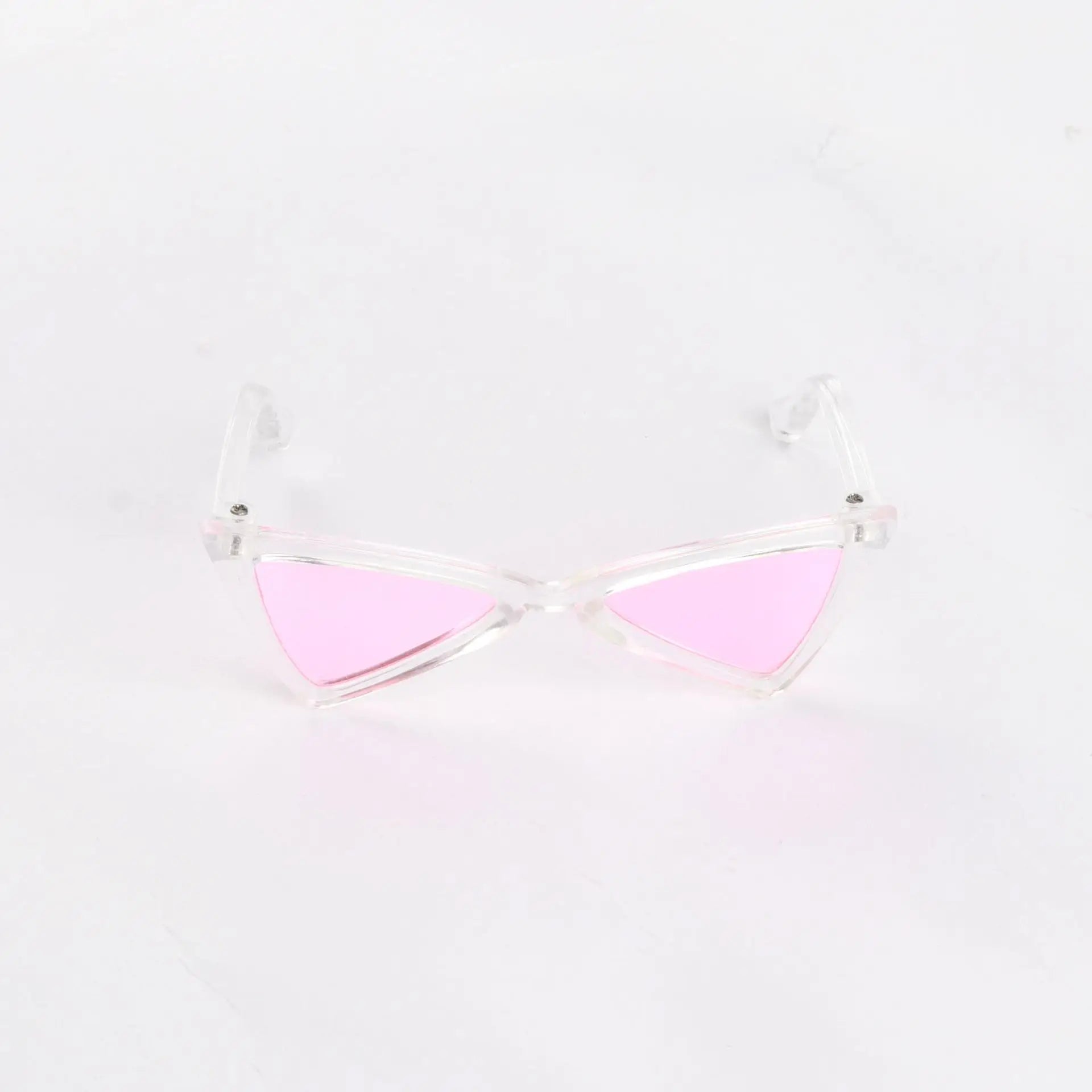 Pet Products Lovely Vintage Triangle Cat Sunglasses Reflection Eye Wear Glasses for Small Dog Cat Pets Photos Props Accessories