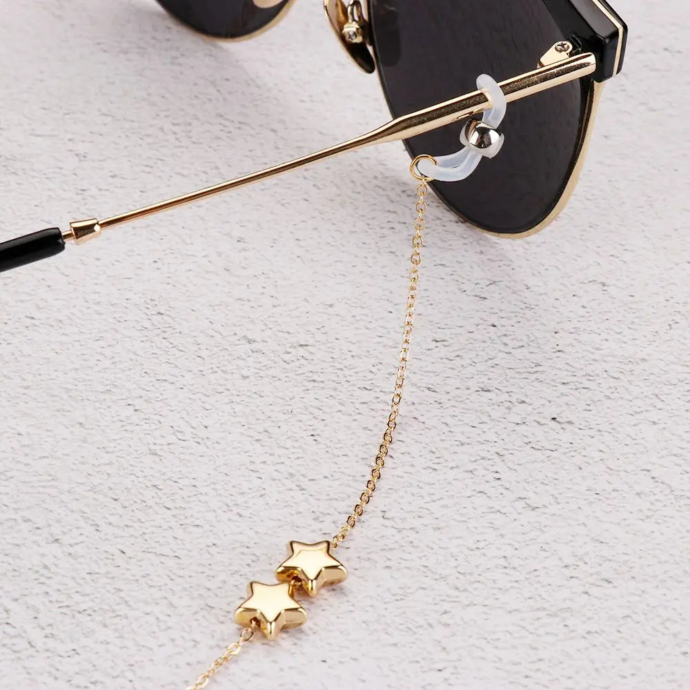 Sunglasses Masking Chains For Women Acrylic Pearl Crystal Eyeglasses Chains Lanyard Glass New Summer Fashion Jewelry Women Gifts