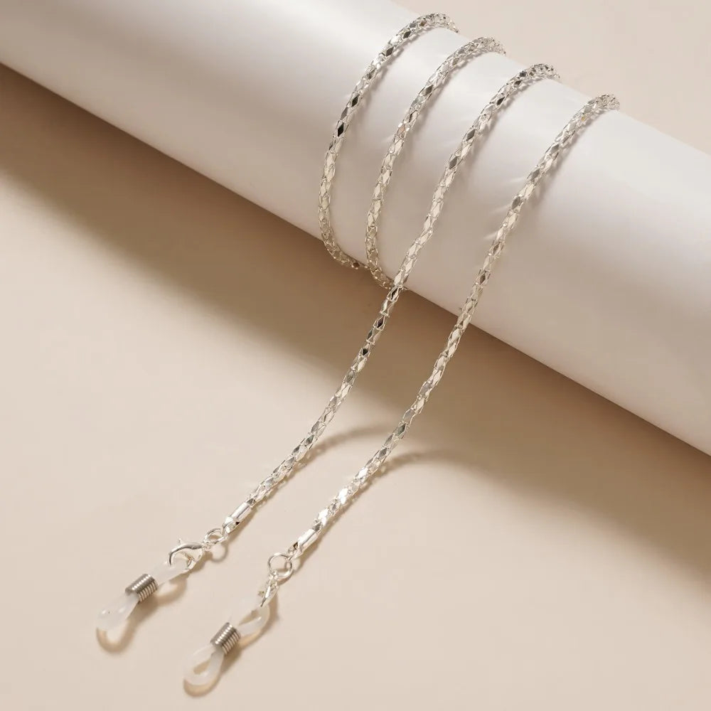 Sunglasses Masking Chains For Women Acrylic Pearl Crystal Eyeglasses Chains Lanyard Glass New Summer Fashion Jewelry Women Gifts