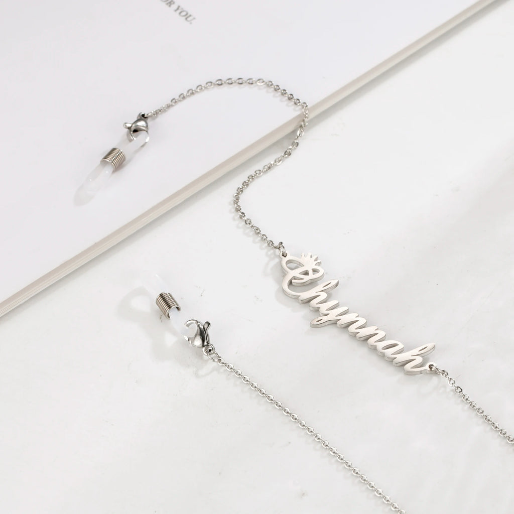 Sipuris Custom Name Years Glasses Chain Sunglasses Holder Cords Straps Lanyard Eyeglasses Necklace Eyewear Retainer Accessories